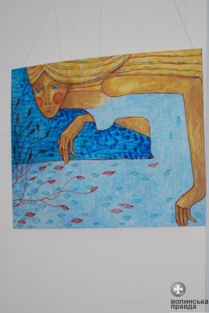 Луцька художниця «перевернула» проспект Волі. ФОТО